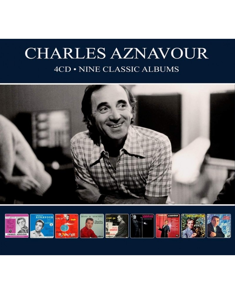 Charles Aznavour NINE CLASSIC ALBUMS CD $17.19 CD
