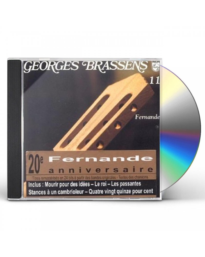 Georges Brassens FERNANDE 11 CD $13.74 CD