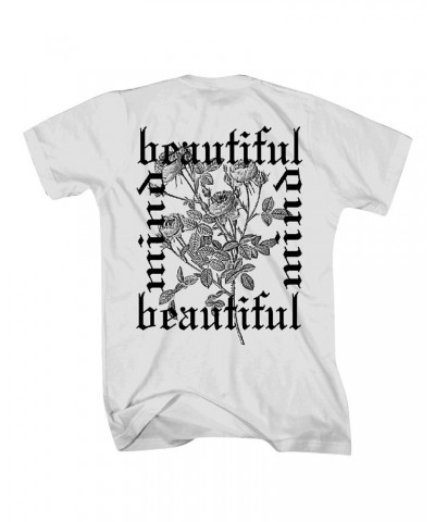 Jon Bellion Old English Floral White T-Shirt $23.40 Shirts