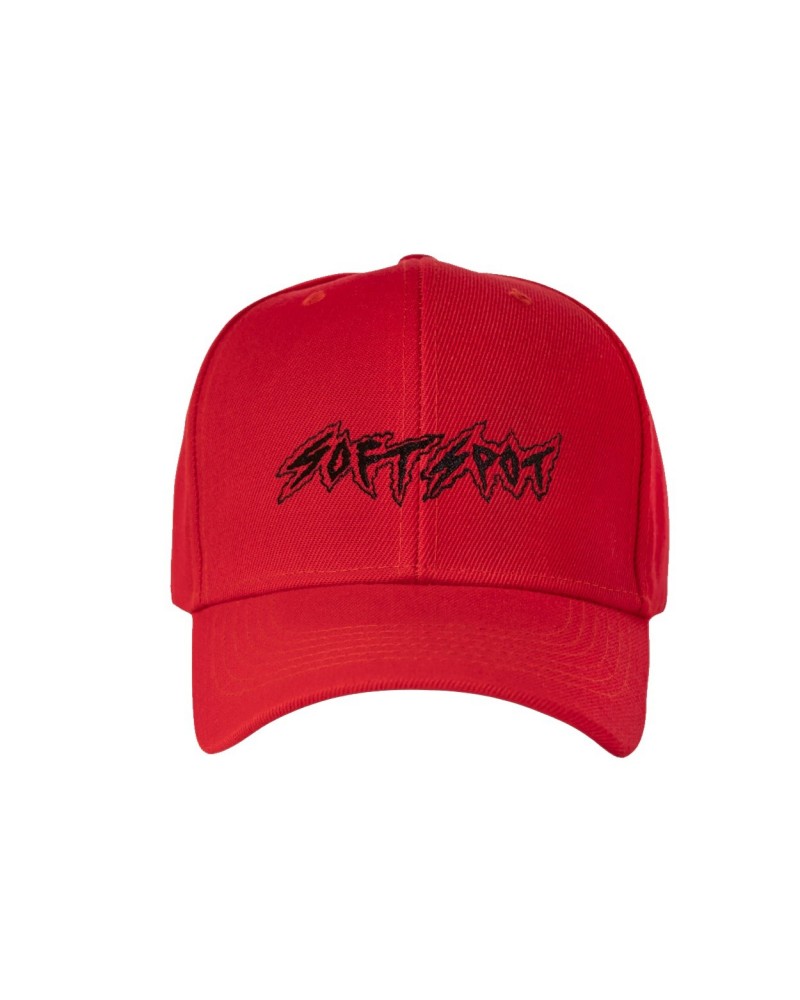 JMSN Red 'Soft Spot' Classic Snapback Cap $9.49 Hats