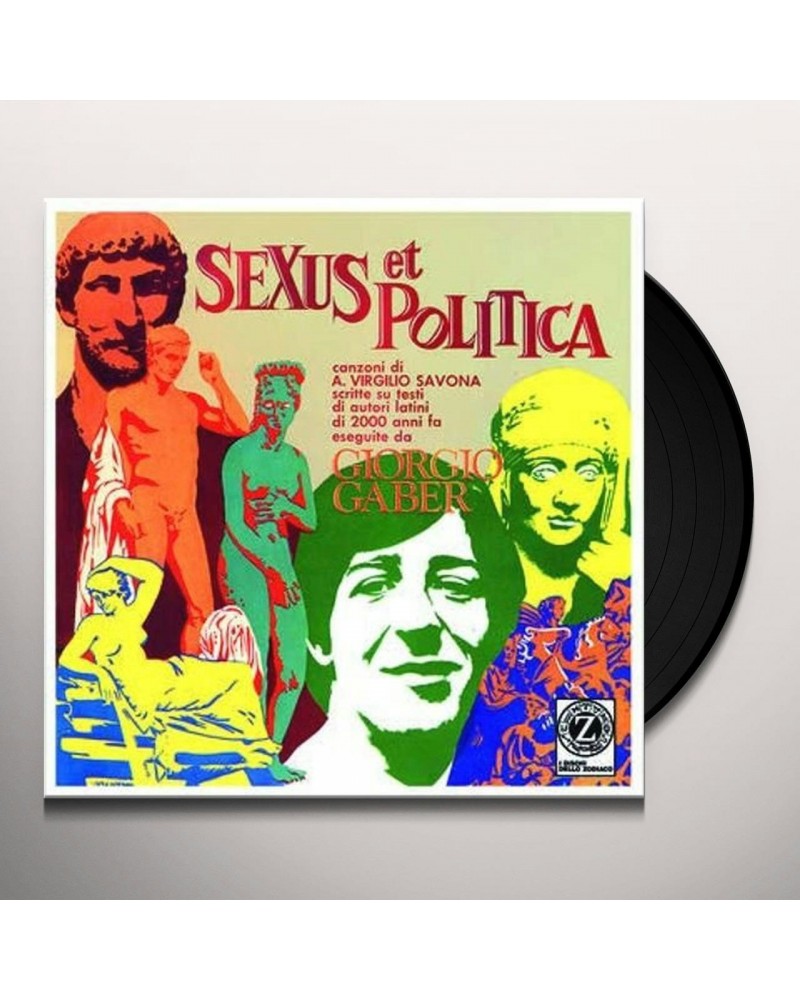 Giorgio Gaber Sexus Et Politica Vinyl Record $3.56 Vinyl