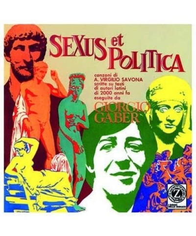 Giorgio Gaber Sexus Et Politica Vinyl Record $3.56 Vinyl