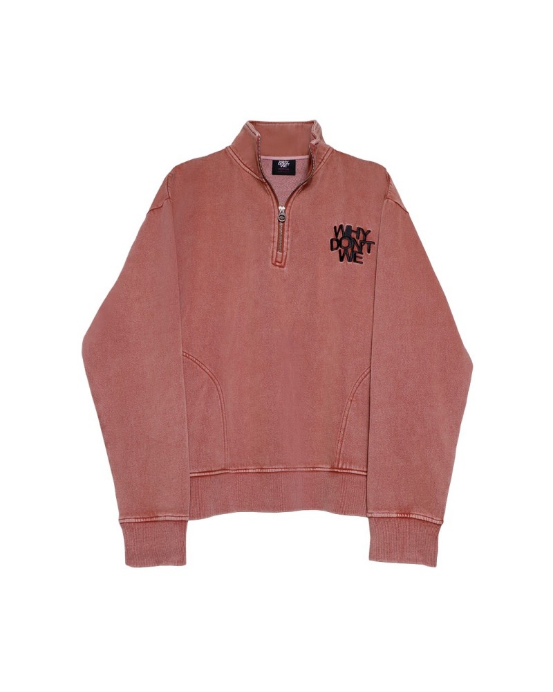 Why Don't We Quarter Zip Fleece (Red) $6.45 Outerwear