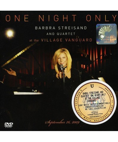 Barbra Streisand ONE NIGHT ONLY: SPECIAL EDITION CD $33.60 CD