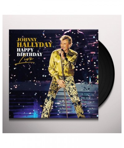 Johnny Hallyday HAPPY BIRTHDAY LIVE: PARC DE SCEAUX Vinyl Record $7.12 Vinyl