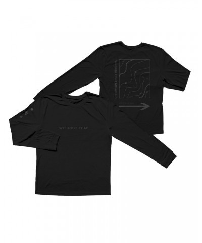 Dermot Kennedy Wicklow Mountains Long Sleeve: Black on Black Edition $17.03 Shirts