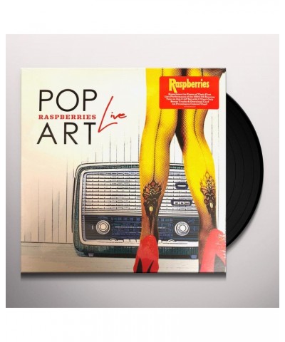 Raspberries Pop Art Live Vinyl Record $6.74 Vinyl