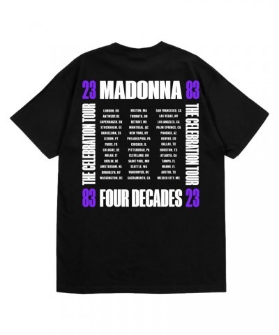Madonna The Celebration Tour Black Tee $8.38 Shirts