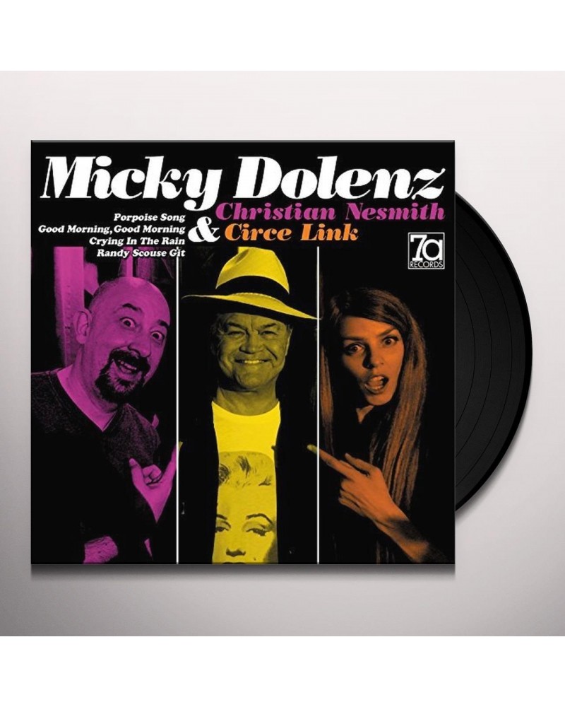 Micky Dolenz / Christian Nesmith / Circe Link MICKY DOLENZ CHRISTIAN NESMITH & CIRCE LINK EP Vinyl Record $9.02 Vinyl
