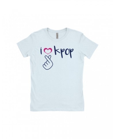 Music Life Ladies' Boyfriend T-Shirt | I Heart Kpop Shirt $7.19 Shirts