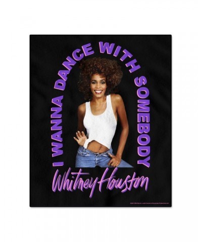 Whitney Houston I Wanna Dance With Somebody Throw Blanket $9.18 Blankets