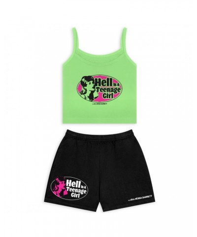Nessa Barrett Hell Is A Teenage Girl Crop Tank and Shorts Set $9.68 Shirts