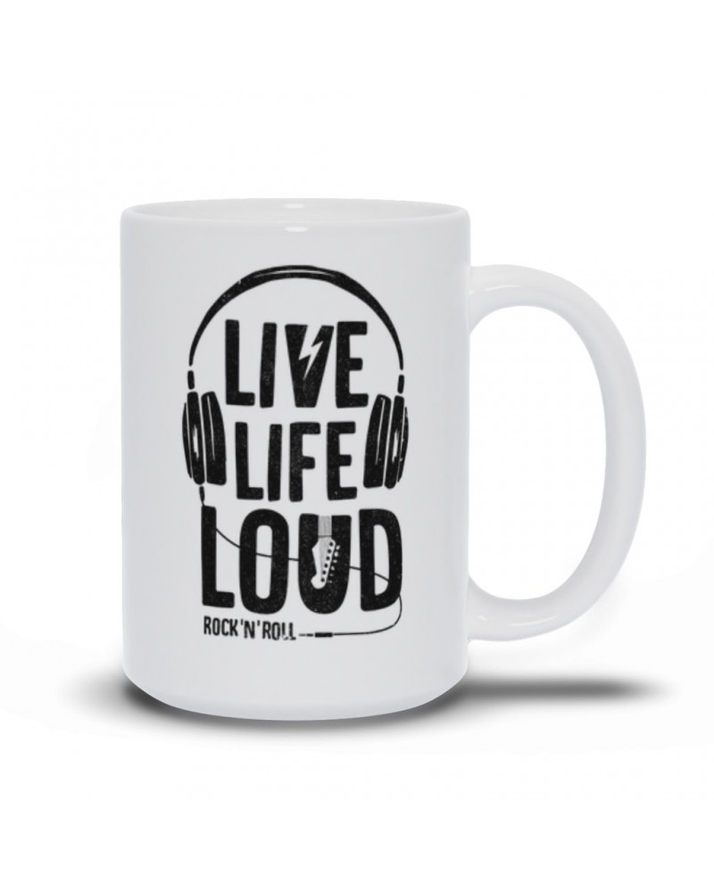 Music Life Mug | Live Life Loud Mug $5.88 Drinkware